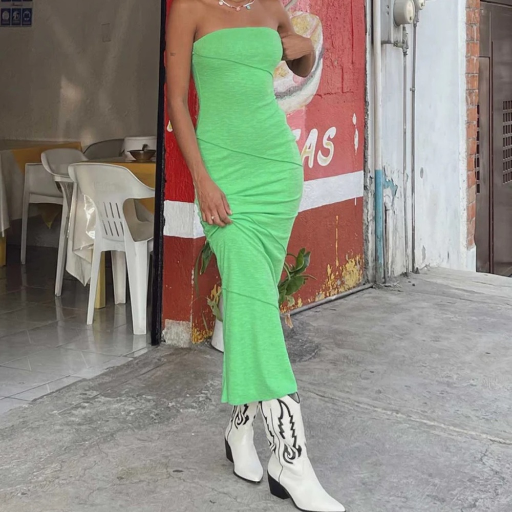 Princess Polly - Oskar Midi Dress Green (Tags still attached)